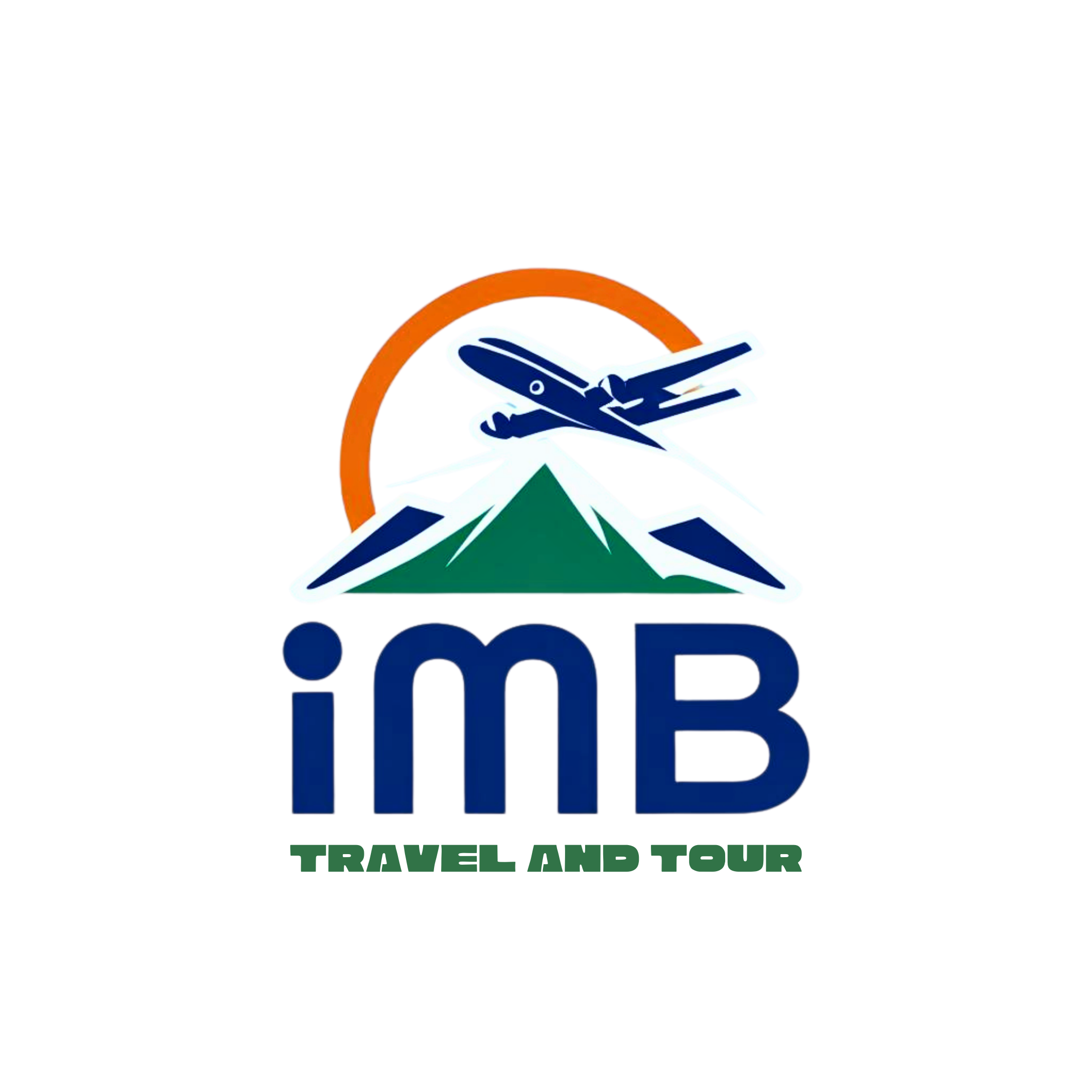 IMB Logo Sky Blue and Earthy Green Design